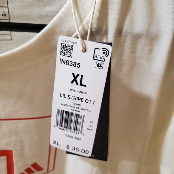 Adidas Basketball graphic Tee NWT - Picture 3 of 3
